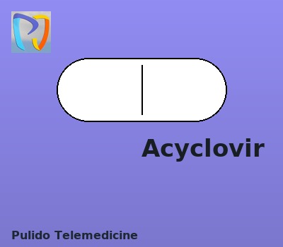 Acyclovir pill image