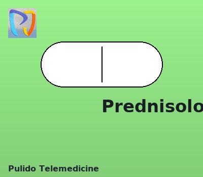 Prednisolone pill image