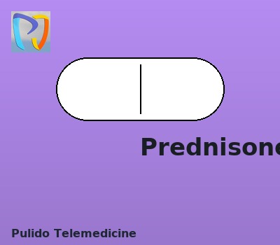 Prednisone pill image