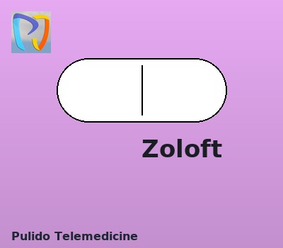 Zoloft pill image